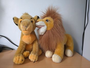 Lot 2 Peluche / Bundle 2 Plush Disney Le Roi Lion SimbaThe Lion King Vintage