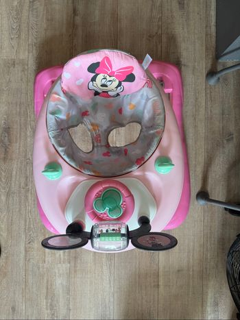 Trotteuse Minnie mousse