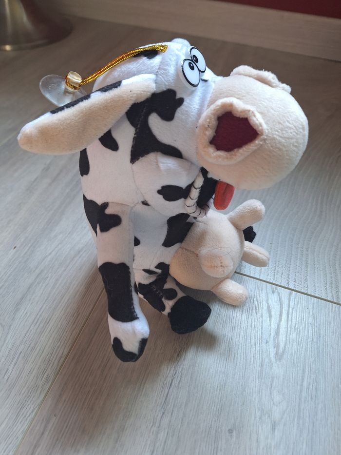 Peluche vache à ventouse - photo numéro 2