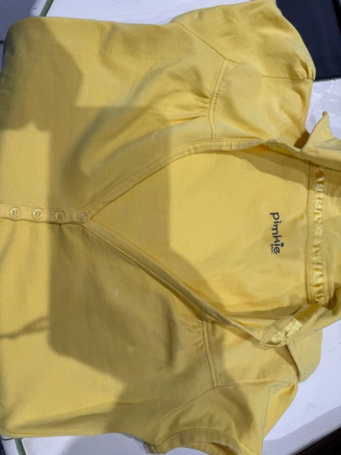T-shirt polo, Pimkie, taille 36 jaune - photo numéro 3