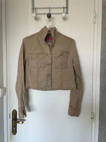 Veste courte beige