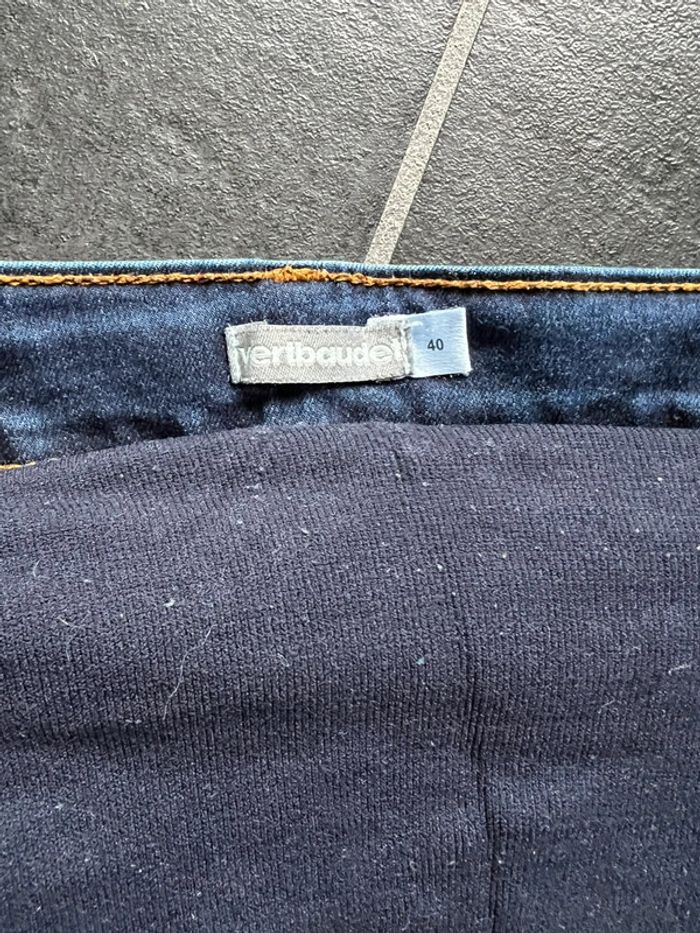Jean skinny grossesse Vertbaudet T40 denim brut - photo numéro 4