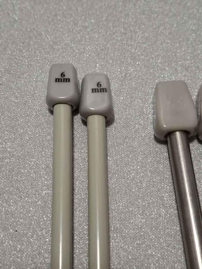 Lot de 11 paires d'aiguilles à tricoter n°3 à 10 très bon état - photo numéro 5