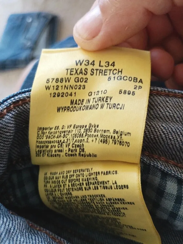 Jeans Wrangler Bleu - Taille 44 - photo numéro 4