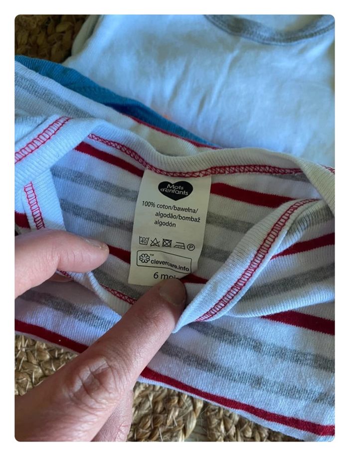 Lot 8 bodies manches longues 🥳 6 mois - photo numéro 2
