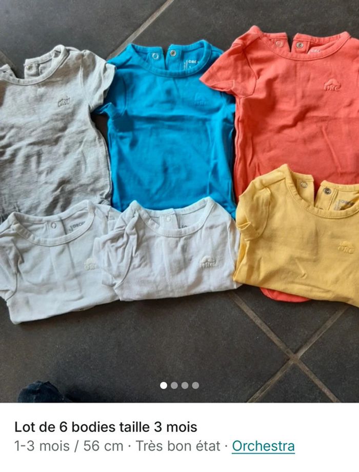 Gros lot de vêtements garçon 3 mois - photo numéro 18