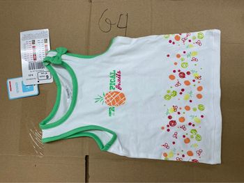 Débardeur fille 6 mois neuf orchestra