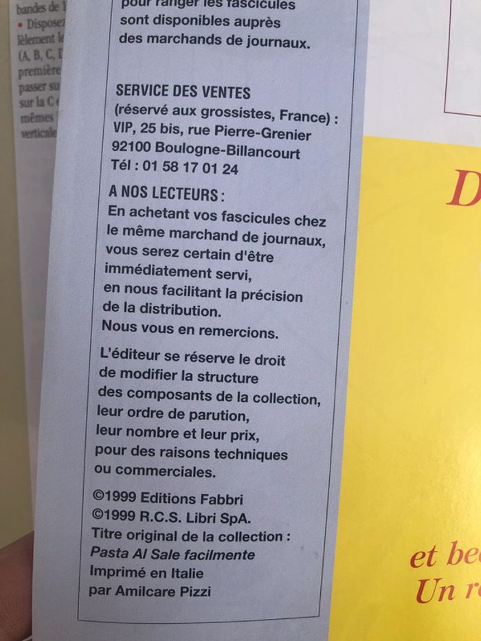 Livre classeur et fiches apprendre la page à sel facile édition Fabbri rétro vintage 1999 - photo numéro 8