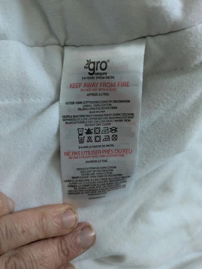 Grobag sac de couchage turbulette gigoteuse 3-6 ans - photo numéro 6