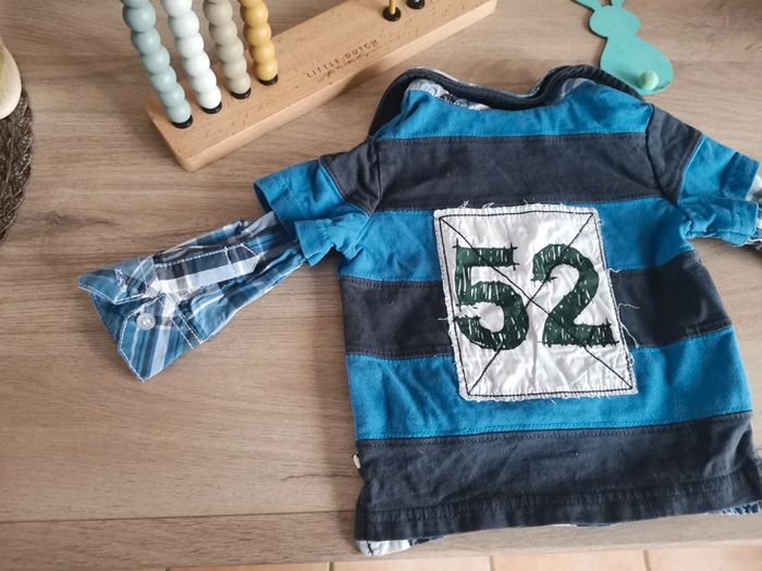 T-shirt / polo manches longues rugby 6 mois - photo numéro 11