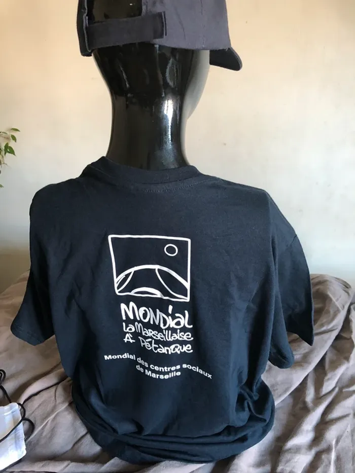 T-shirt +casquette+sac de rangement mondial la Marseillaise de la pétanque - photo numéro 13
