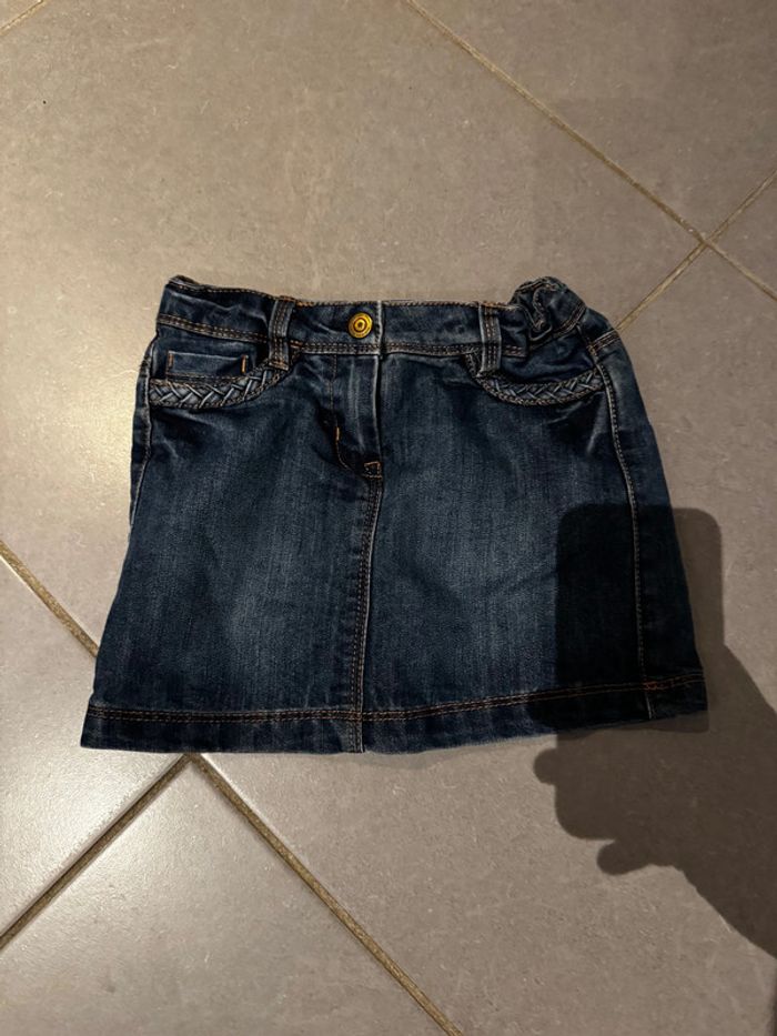 Jupe en jean - TAO - Sweet basics for her - Bleu marine - 5 ans