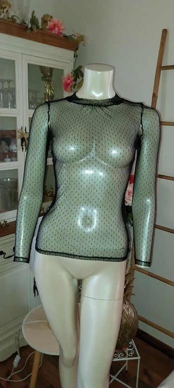 Top resille plumetis noir by Morgan Neuf Taille xs/s