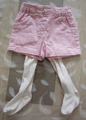 Ensemble short + collants Kiabi 9 mois