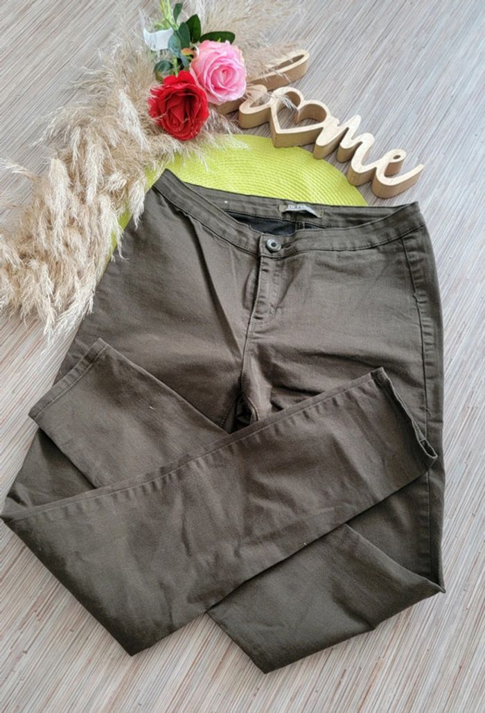 Jeans femme Kaki taille 42 - photo numéro 2