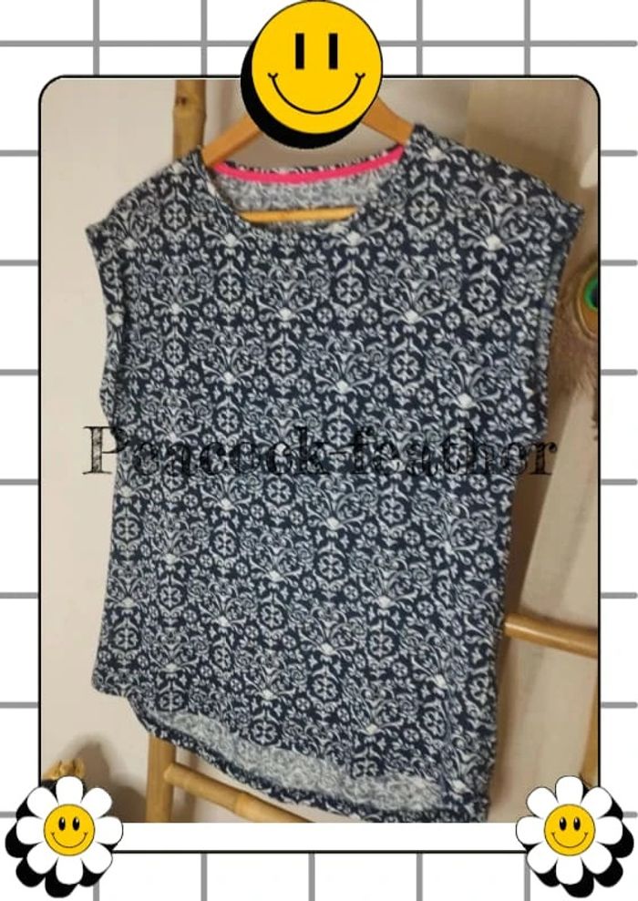 T-shirt bleu 42 - photo numéro 3