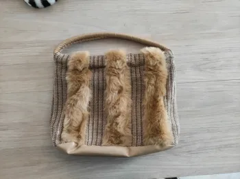 Sac effet laine/fourrure