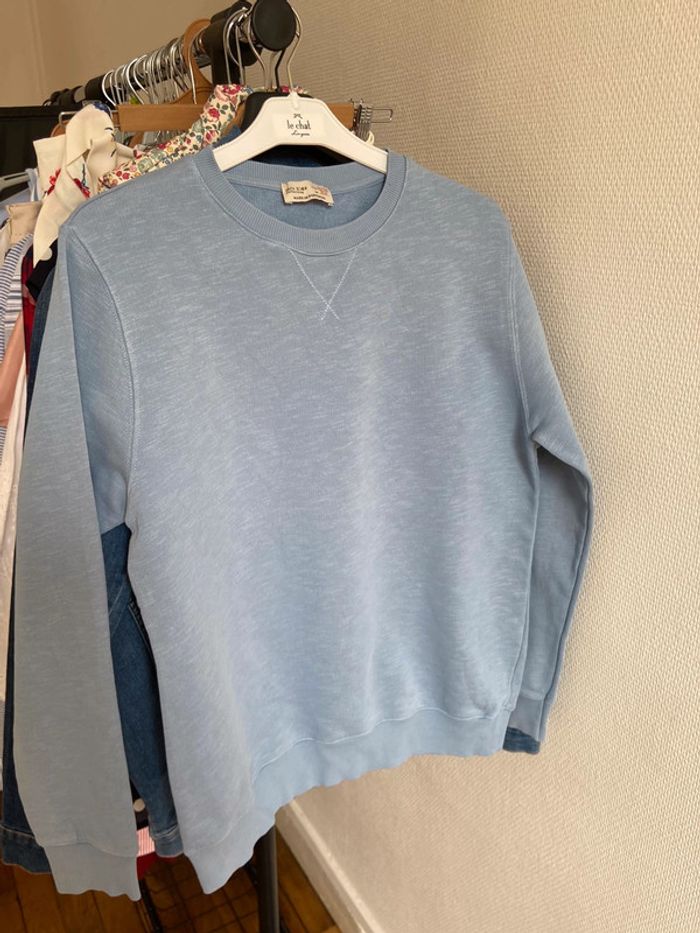 Sweat bleu ciel Zara 12 ans - photo numéro 2