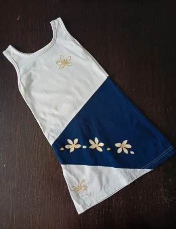 Robe bicolore Le gall 7/8 ans N*0931