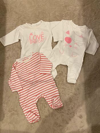 Pyjama léger fille 1 mois