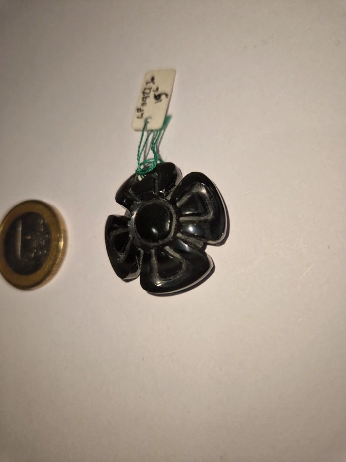 Pendentif obsidienne arc en ciel Toetihuacan - photo numéro 4