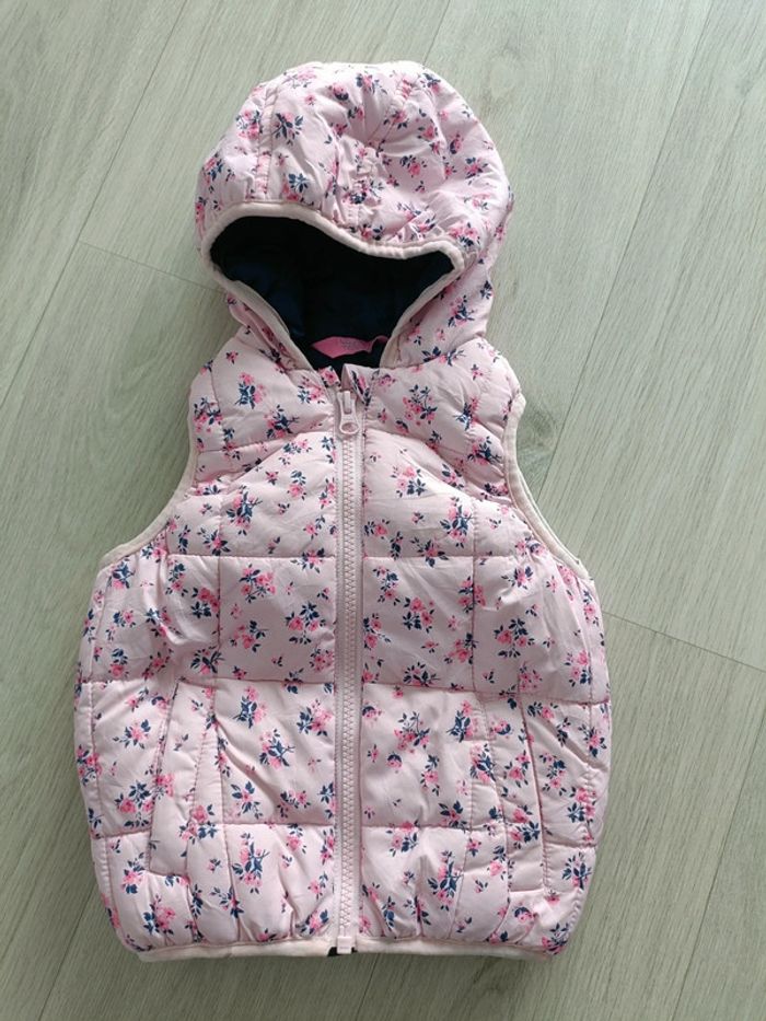 Doudoune sans manche bébé fille
