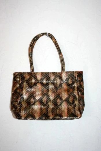 Petit sac à main imitation serpent