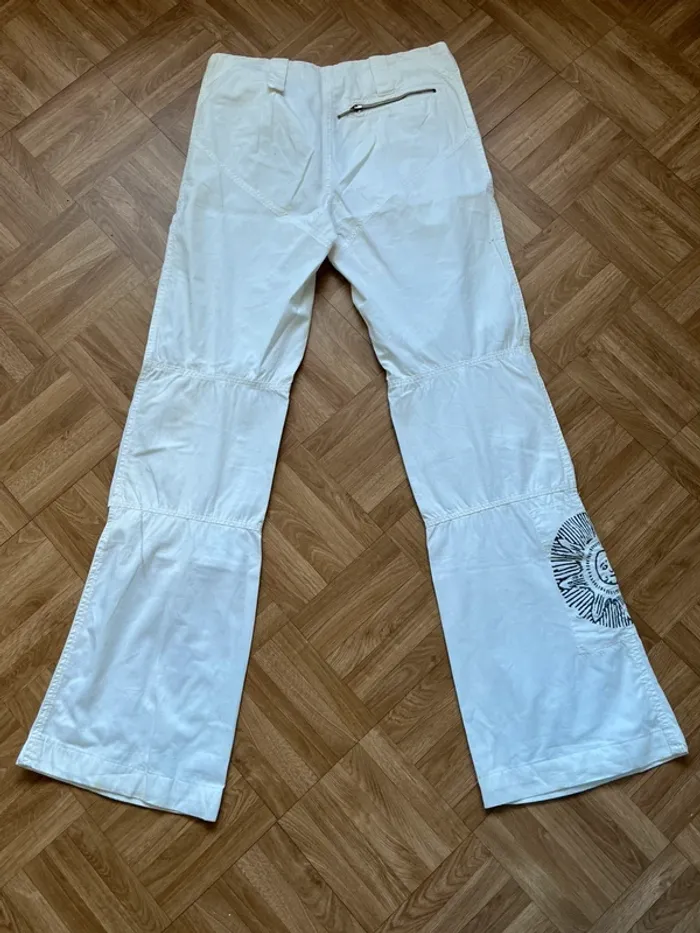 Pantalon à jambes larges blanc vintage Dondup - photo numéro 6