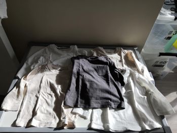 Lot de 5 tee-shirts (manches longues, à col rond avec poche) 9 mois (74 cm) Kiabi