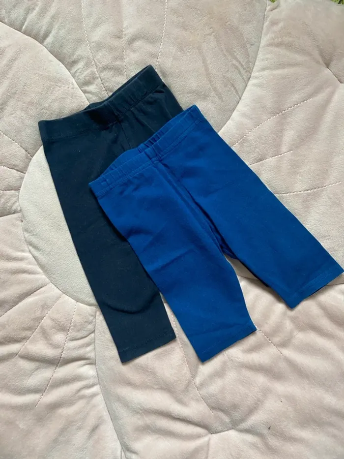 Lot 2 legging bleu - photo numéro 3