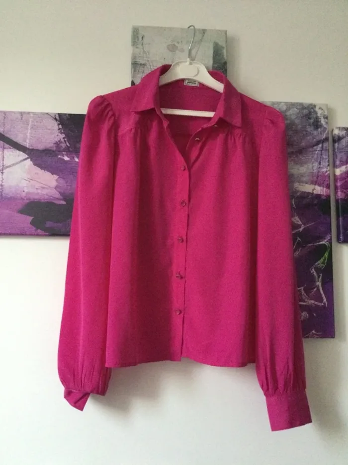 Chemisier rose taille xs