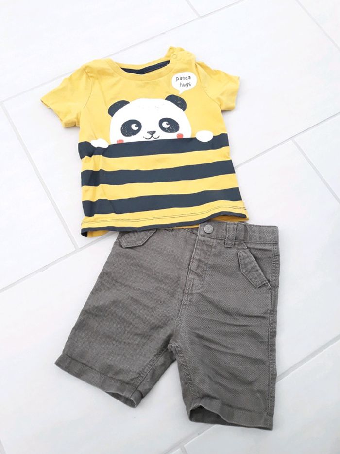 Ensemble été garcon 12 mois