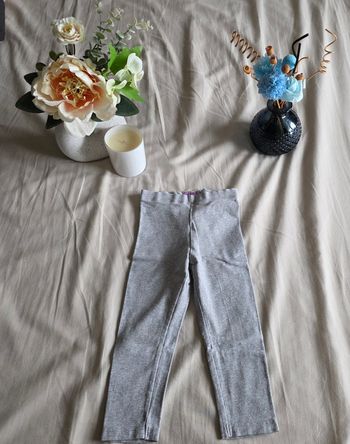 F&F Legging Coton Gris Très Bon État 18-24 mois