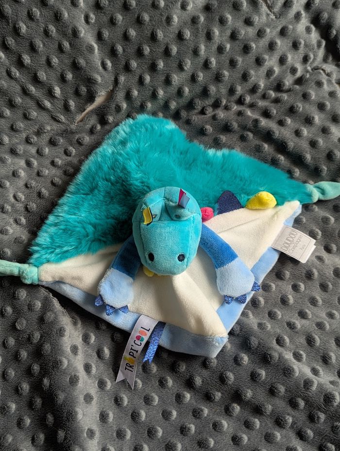 Doudou plat croco tropicool doudou et compagnie