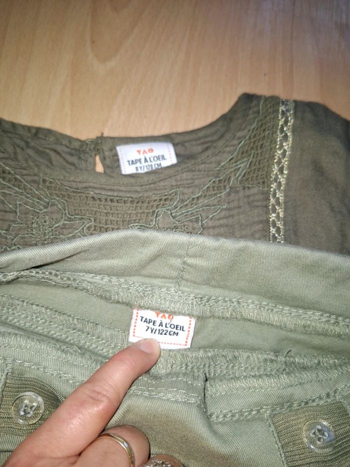 Magnifique ensemble jegging et blouse 7/8 ans 🌺 tape à l'œil 🌺 excellent état - photo numéro 10