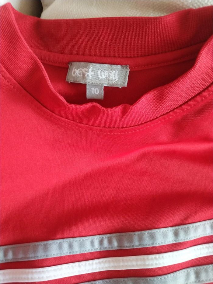 Tee-shirt rouge Best Way - photo numéro 2