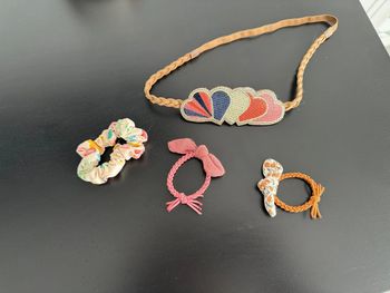 Lots de chouchou et bandeau Tape l’œil fille