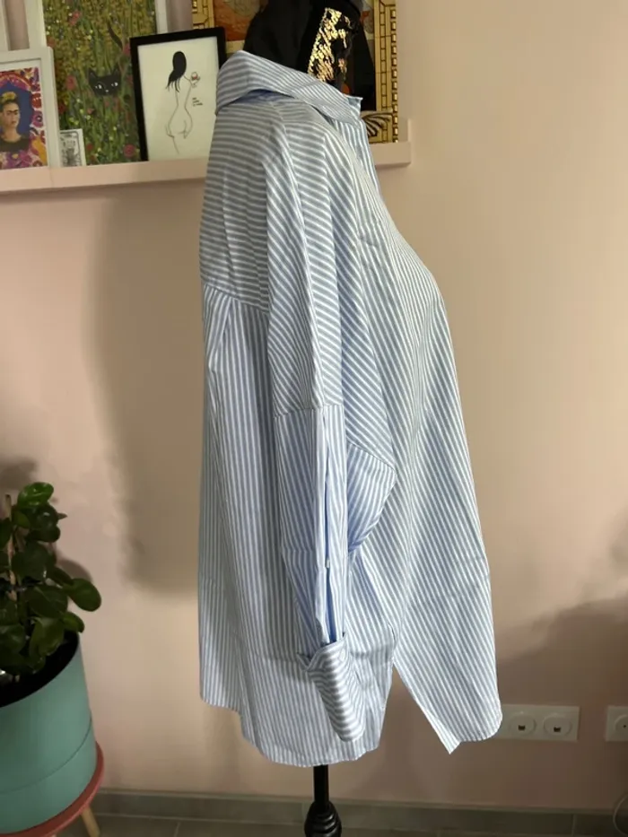 Chemise over size Zara Classic - photo numéro 7