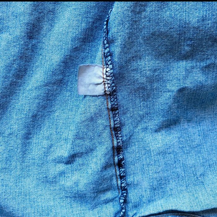 Chemise en Jean Homme Exit – Style Western – Délavage Bleu Clair – Taille L Vintage - photo numéro 12