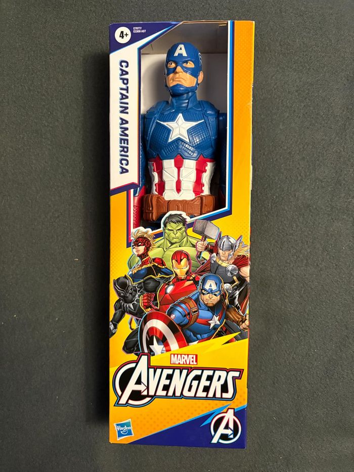 Marvel Avengers Titan Hero Series, Figurine Captain America de 30 cm - photo numéro 3