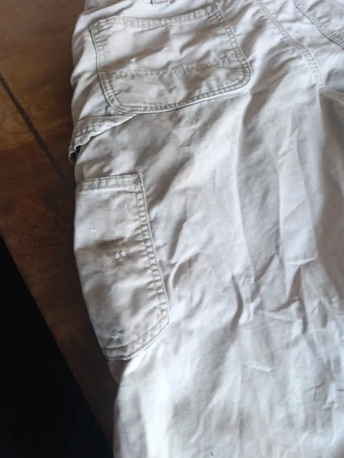 Pantalon Carhartt cargo beige workwear Carpenter taille 46 - photo numéro 5