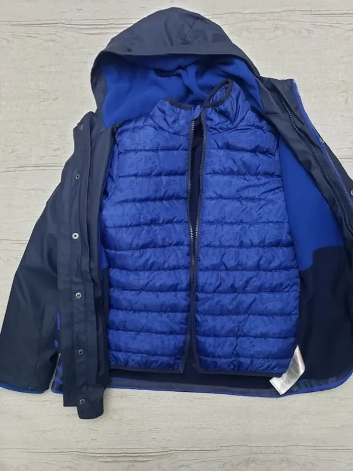 Parka Sergent major 3 en 1 bleu  11 ans - photo numéro 6