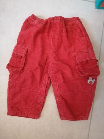 Pantalon velours 12 mois