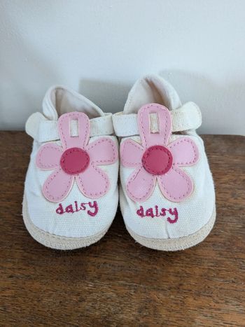 Chaussure bébé fille 6-12 mois fleurs