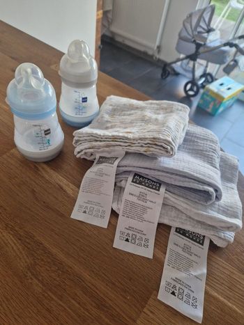 2 bib mam + 3 langes