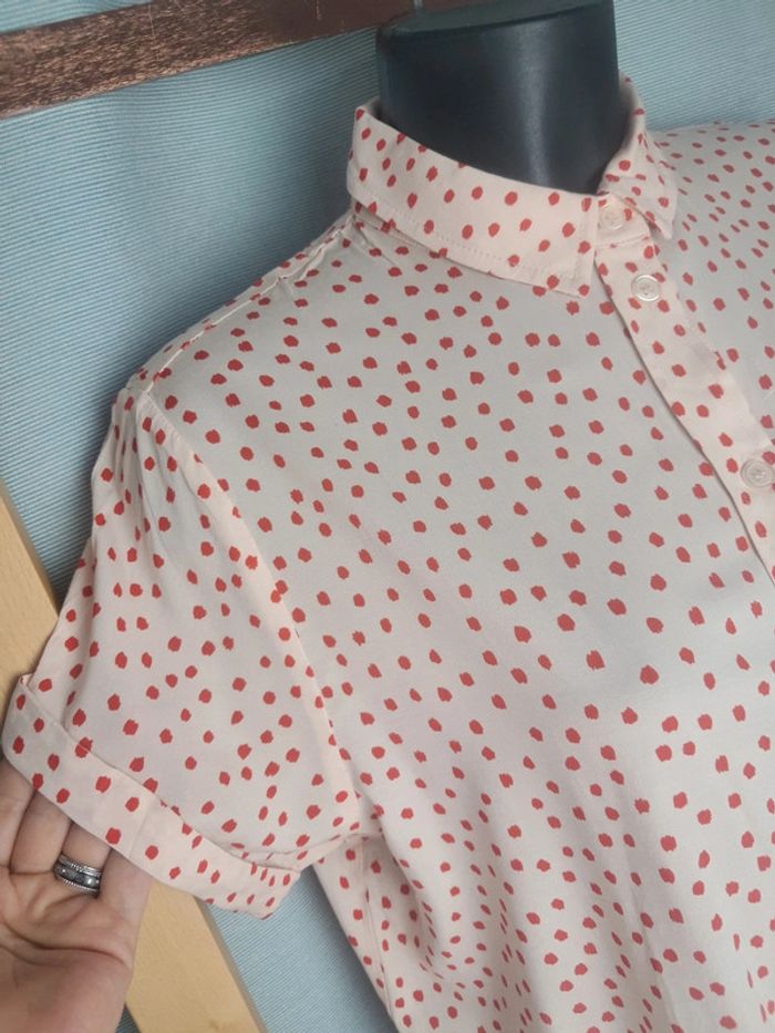 Samsoe samsoe chemise manches courtes blouse été T.36/38 - photo numéro 2