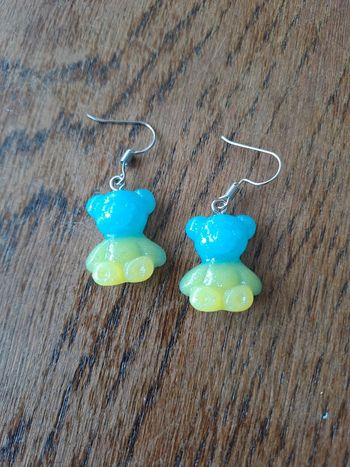 Boucles d'oreilles nounours
