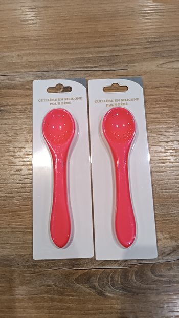 Lot de cuillères en silicone 