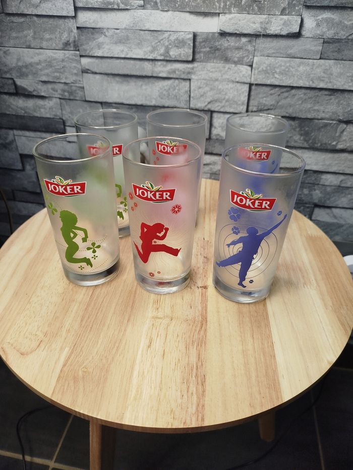Lot de verres Joker