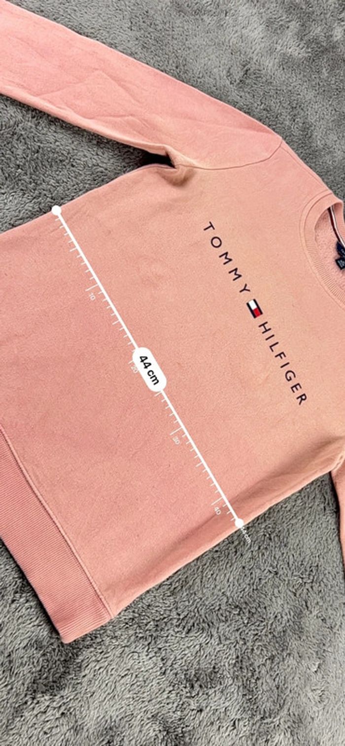Pull rose orangé Tommy Hilfiger Taille XS - photo numéro 4